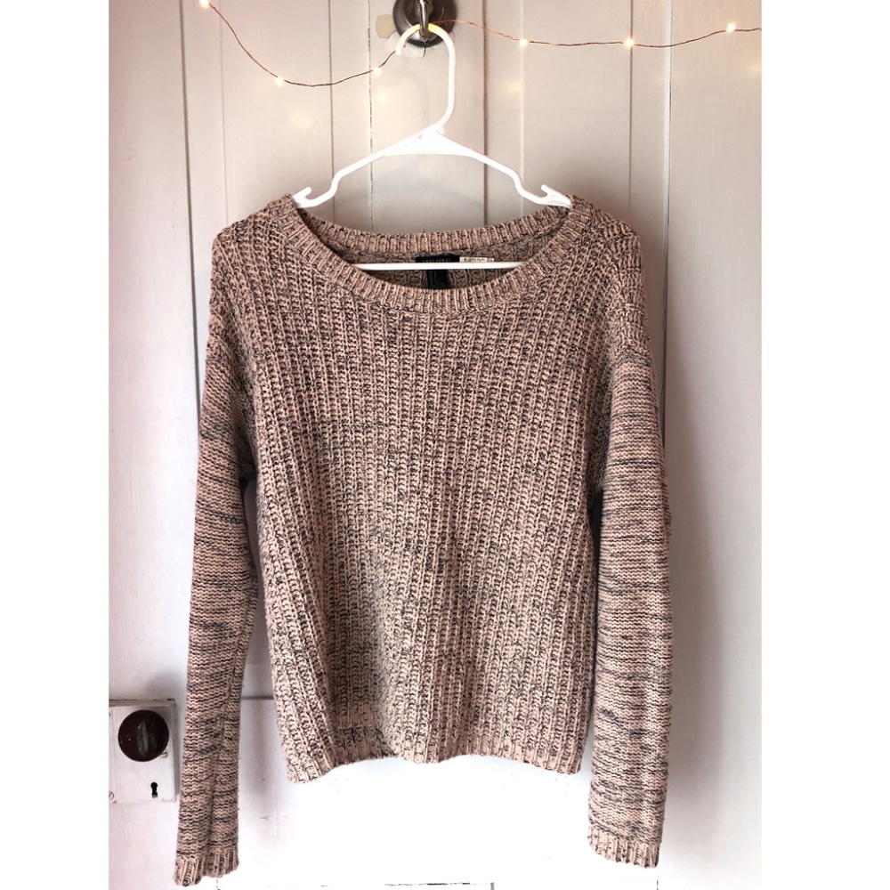 Light Pink & Black Sweater